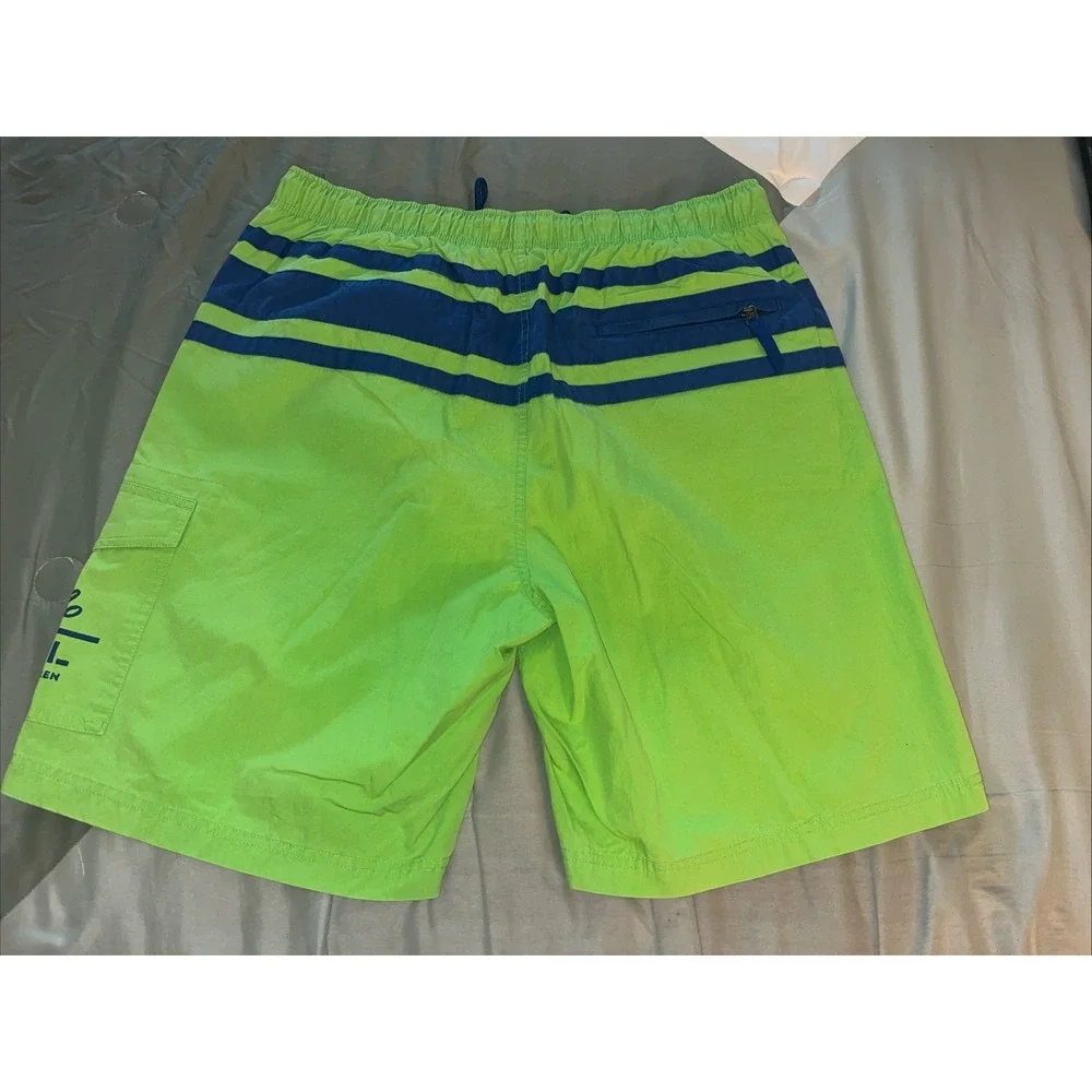 Polo By Ralph Lauren Shorts Mens XL Green Lined Swim Swimmer Quick Dry